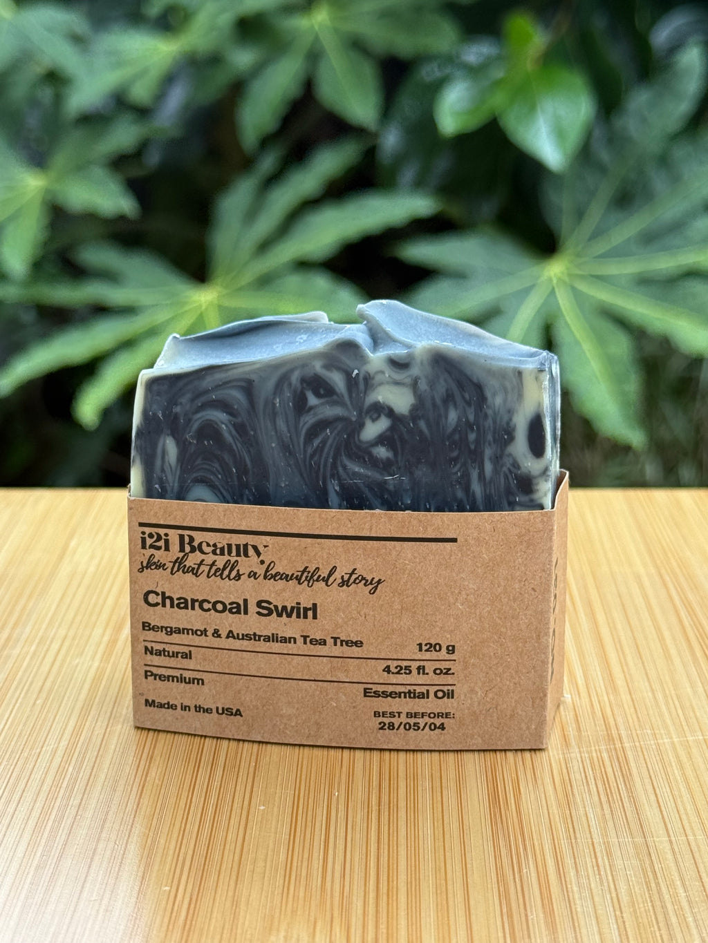 Charcoal Swirl Bar Soap